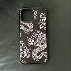 Casetify Black Dragon MagSafe Compatible Ultra Impact iPhone Case